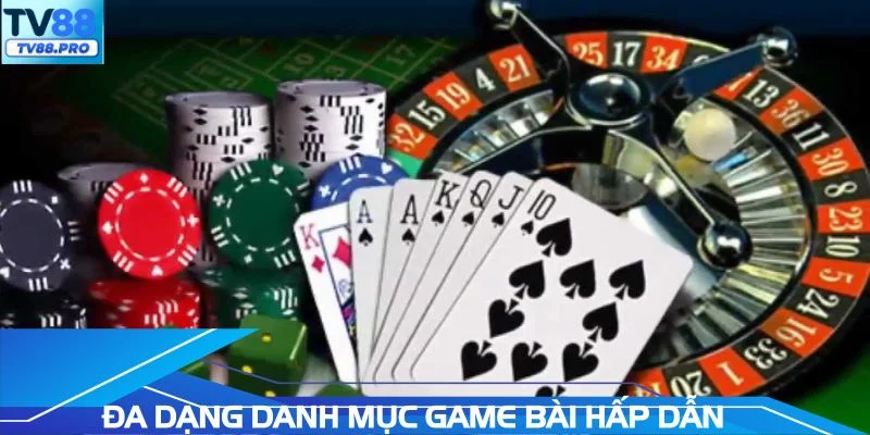 Nhiều sản phẩm game bài hấp dẫn để khách hàng chọn lựa