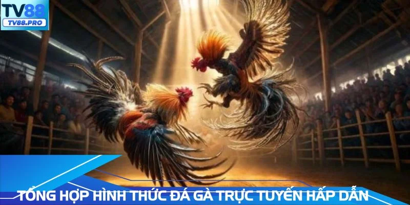 Tổng hợp các hình thức đá gà trực tuyến hấp dẫn nhất