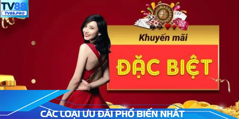 Các loại ưu đãi phổ biến nhất dành cho anh em