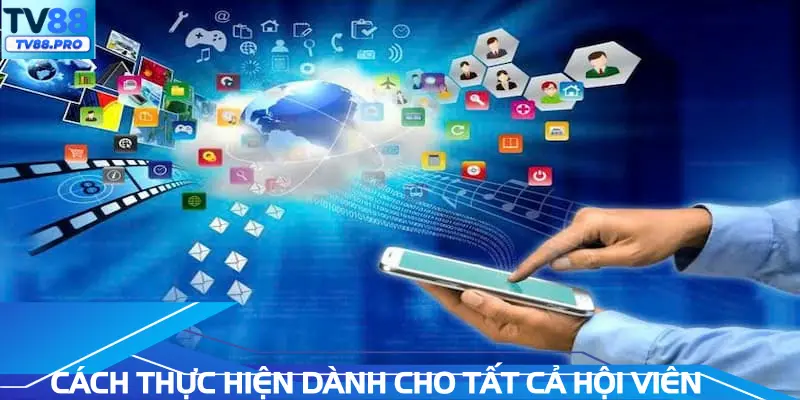 Cách thực hiện dành cho tất cả hội viên tại trang web