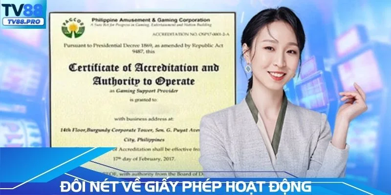 Đôi nét về giấy phép hoạt động