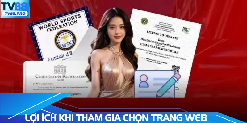 Lợi ích khi tham gia chọn trang web cá cược hấp dẫn