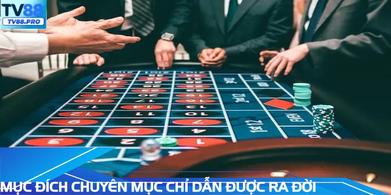 Mục đích chuyên mục chỉ dẫn được ra đời