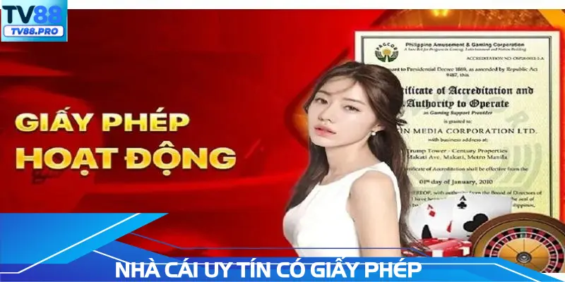Nhà Cái Uy Tín Có Giấy Phép - An Tâm Giải Trí Trực Tuyến